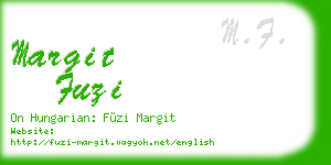 margit fuzi business card